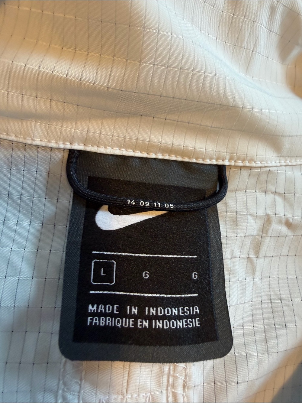 Nike Sportswear Tech Pack Nylon Jacket L White Tech Pack CK0711-094 Windbreaker - Picture 6 of 11